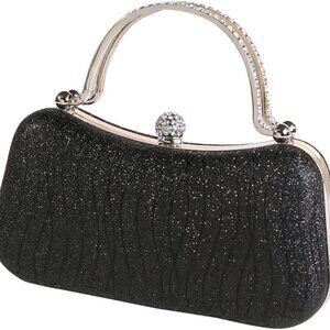 Evening Bag Sparkling Frosted Purses for Women Lady Shiny Party Elegant Handbag